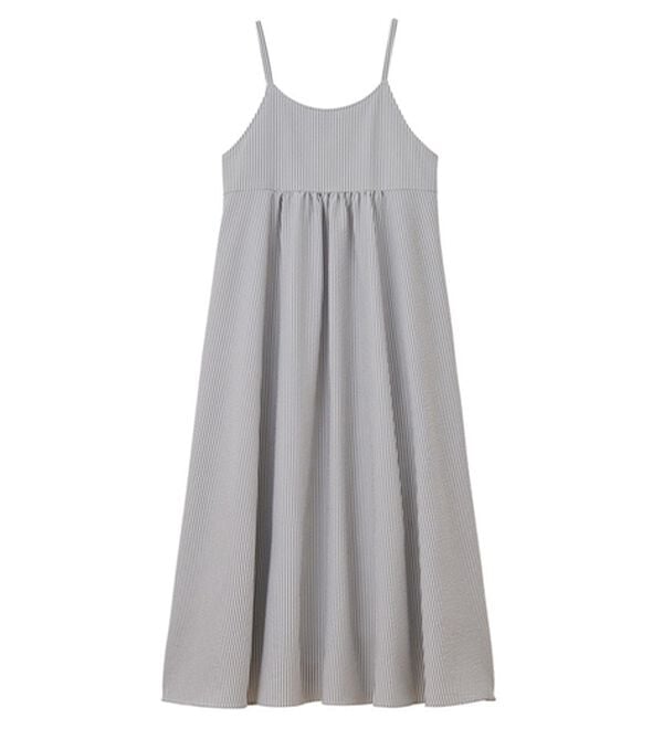 GeeRA（ジーラ）の「サッカー素材バックリボンキャミワンピース（その他ワンピース）」｜詳細画像