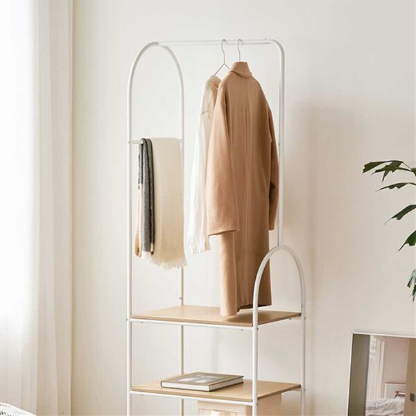 iellio（イエリオ）の「ＶＡＮＷＯＯＤ　ハンガーラック＜ＲＯＯＭ＆ＨＯＭＥ＞（衣類・布団収納）」｜詳細画像