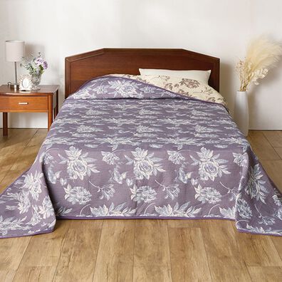 「ふくれ織リバーシブルマルチカバー（その他寝具）」