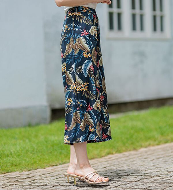 BELLUNA（ベルーナ）の「ヒンヤリ冷感イージーガウチョパンツ（ワイドパンツ・ガウチョ）」｜詳細画像