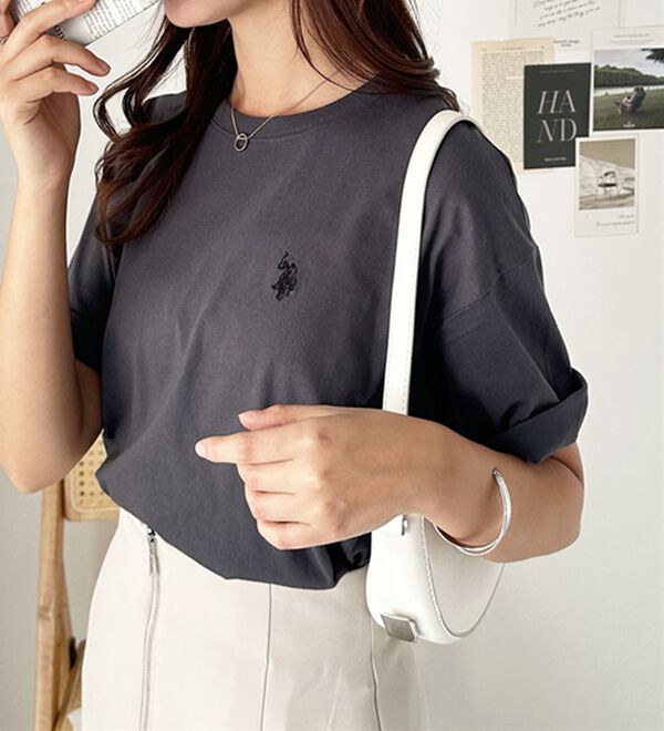 GeeRA（ジーラ）の「【Ｕ．Ｓ．　ＰＯＬＯ　ＡＳＳＮ．】カラーTシャツ（Tシャツ）」｜詳細画像