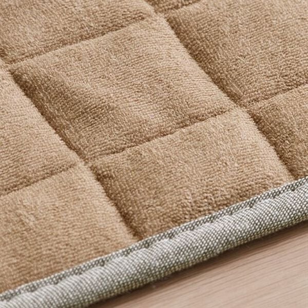 iellio（イエリオ）の「肌触りやわらか！綿１００％タオル地ラグ＜洗濯機で洗える・コットン・カーペット・オールシーズン・裏面滑り止め加工＞（ラグ）」｜詳細画像