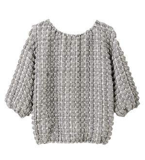 alotta（アロッタ）の「ぽこぽこゴム使いプルオーバー（カットソー）」｜モノトーン系