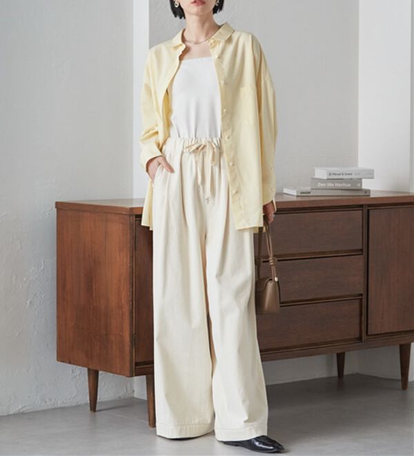 RANAN（ラナン）の「2タックワイドイージーデニムパンツ（フルレングスパンツ）」｜詳細画像