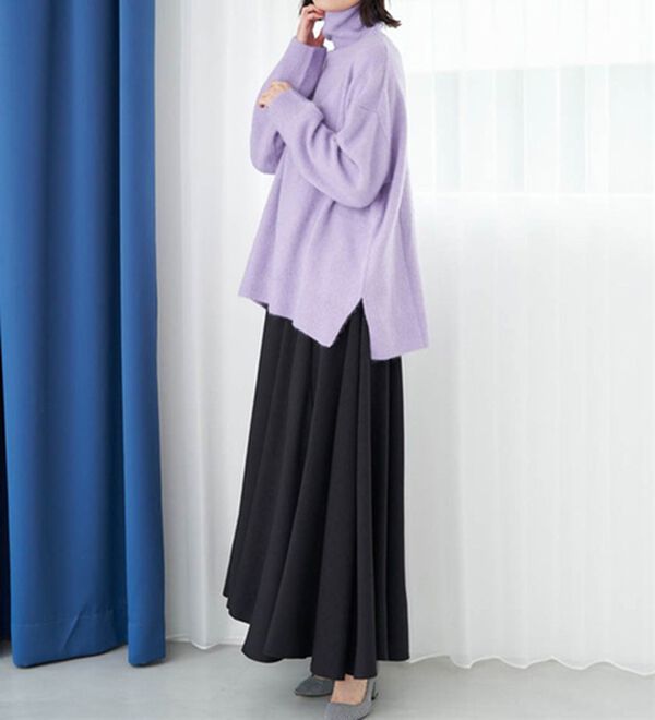 RANAN（ラナン）の「フォックス入りタートルネックニットプルオーバー（ニット・セーター）」｜詳細画像