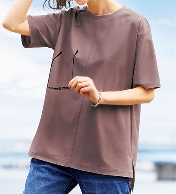 BELLUNA（ベルーナ）の「【UNDOVE】＜日本製＞定番！ＮＯシワＴシャツ（Tシャツ）」｜詳細画像