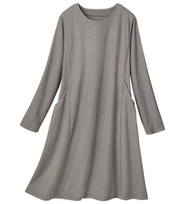 ルフラン（ルフラン）の「【２色組】ゆったりテレコ素材チュニック＜テチュル＞（チュニック）」｜詳細画像