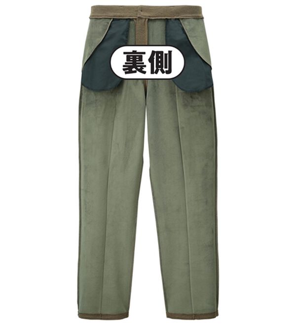 「【３本組】お父さんの暖か裏ベロアパンツ（メンズフルレングスパンツ）」｜詳細画像