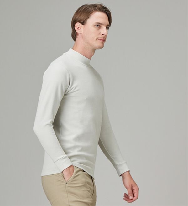 「＜クロコダイル＞着心地で選ぶ！肌側綿素材のワッフルインナー（メンズ肌着・インナーウェア）」｜詳細画像