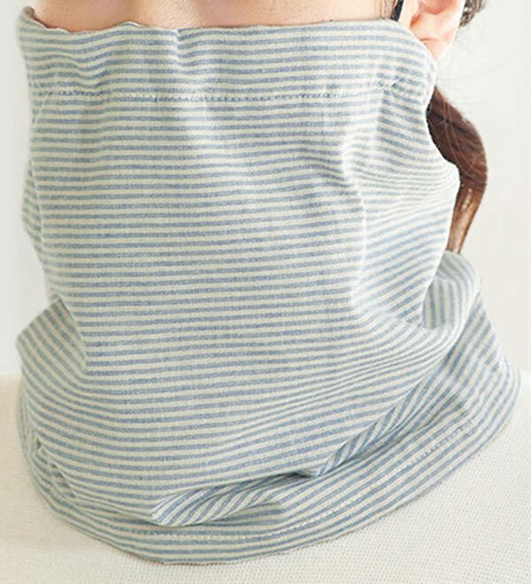 BELLUNA（ベルーナ）の「抗菌フェイスガードになる２ＷＡＹスヌード（ストール・スカーフ・マフラー）」｜詳細画像