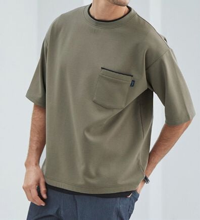 「着回し易さが魅力の楽するクリーンＴシャツ（メンズＴシャツ）」