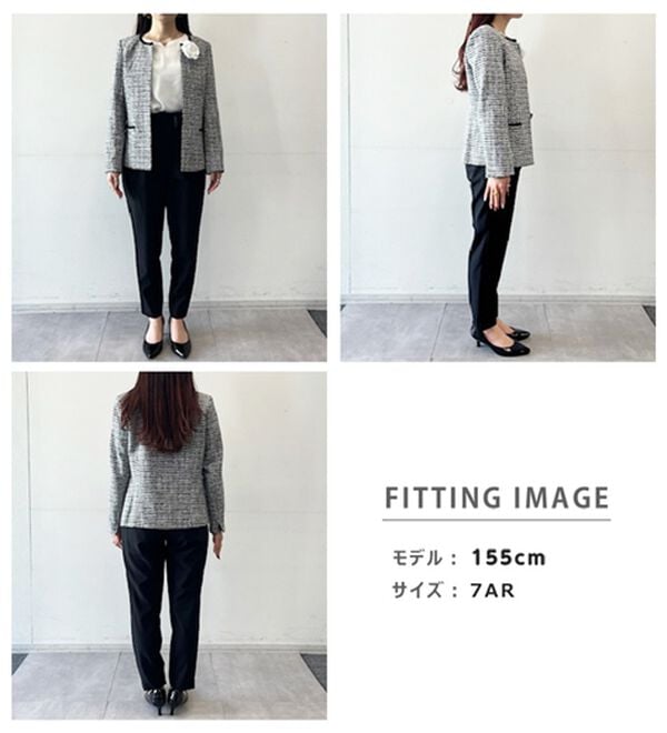 RANAN（ラナン）の「【４点セット】洗える！選べるボトムスーツセット（パンツスーツ）」｜詳細画像