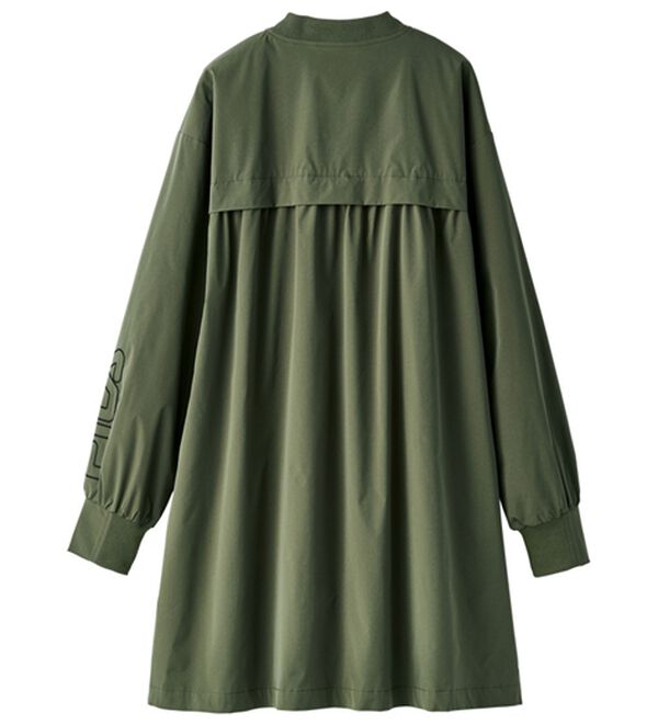 BELLUNA（ベルーナ）の「＜ＦＩＬＡ＞リブ使いはっ水ロングブルゾン（ブルゾン）」｜詳細画像