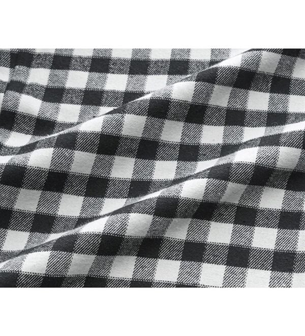 YU'NOW（ユナウ）の「【上下２点セット】コットンネルシャツパジャマセット（パジャマ・ルームウェア）」｜詳細画像