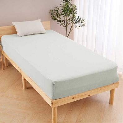 iellio（イエリオ）の「ぐーんと伸びてぴったりフィットシーツ（敷布団カバー・シーツ）」