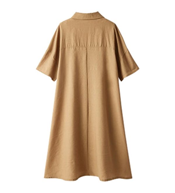 BELLUNA（ベルーナ）の「機能付リネン混スキッパーワンピース（カットソーワンピース）」｜詳細画像