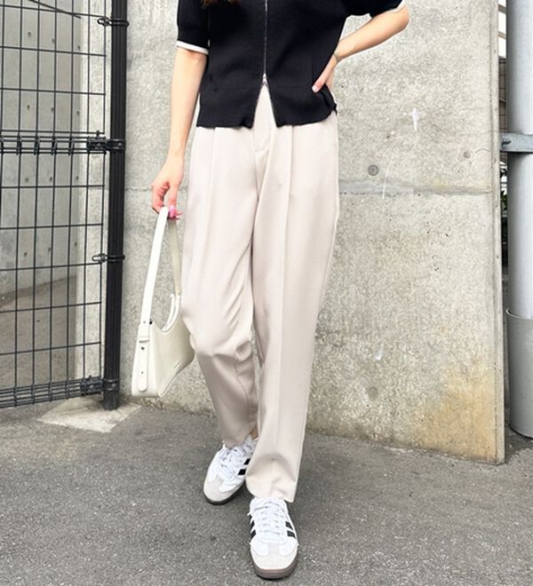 GeeRA（ジーラ）の「美脚きれい魅せ！テーパードパンツ（フルレングスパンツ）」｜詳細画像