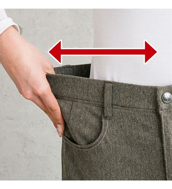 ルフラン（ルフラン）の「【３本組】伸びてラク楽キレイめパンツ（フルレングスパンツ）」｜詳細画像