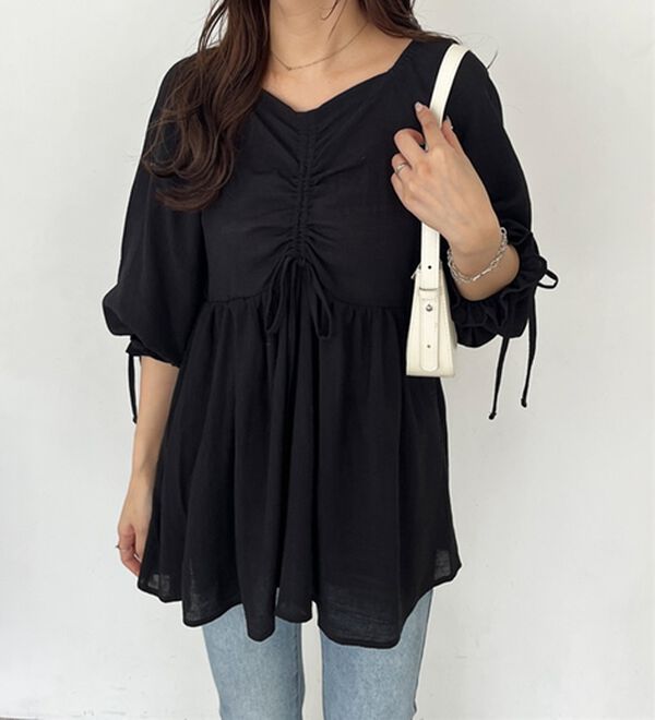 GeeRA（ジーラ）の「２ＷＡＹドロストブラウス（ブラウス）」｜詳細画像