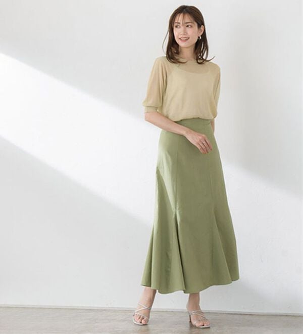 Pierrot（ピエロ）の「シアーラメニット（ニット・セーター）」｜詳細画像