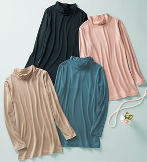 「ニットの不快感にさよならタートルネックインナー（肌着・インナーウェア）」｜詳細画像