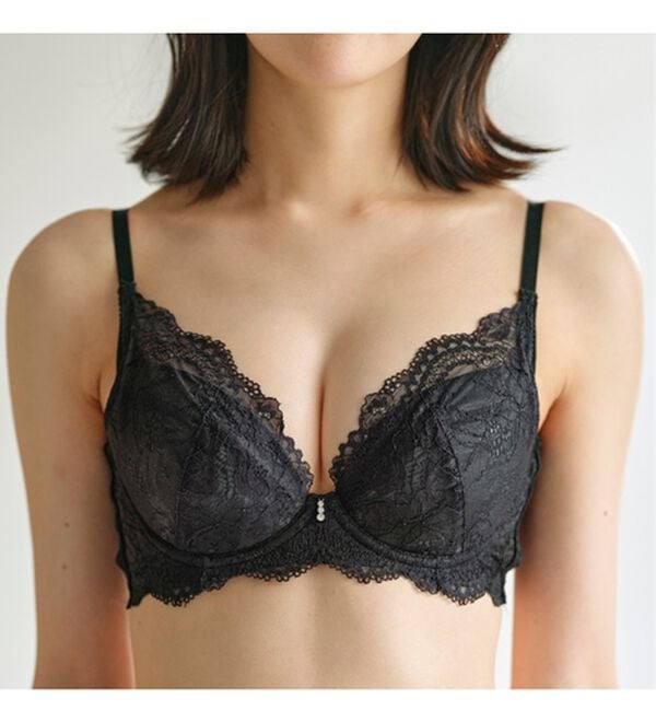 YU'NOW（ユナウ）の「上向きバストの美谷間ブラ＆ショーツ（ブラジャー＆ショーツセット）」｜詳細画像