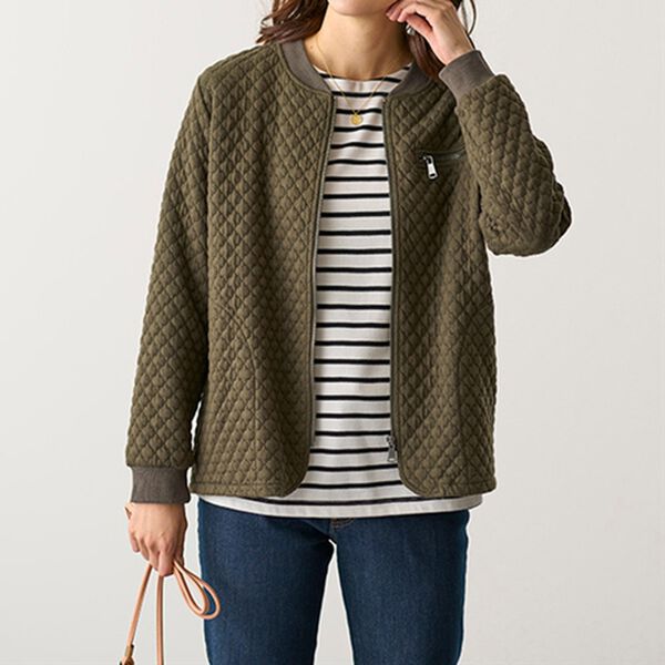 BELLUNA（ベルーナ）の「やわらかキルトショートブルゾン（ブルゾン）」｜詳細画像