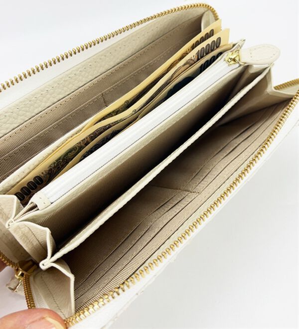 「白蛇開運ラウンド長財布（メンズ財布・パスケース）」｜詳細画像