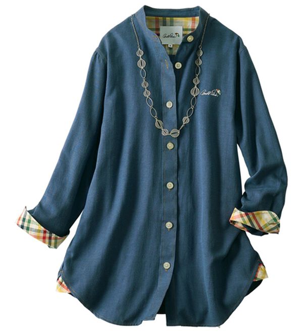 ルフラン（ルフラン）の「【２色組】【ＡＰ】きちんと見えブラウスジャケット（シャツ）」｜詳細画像