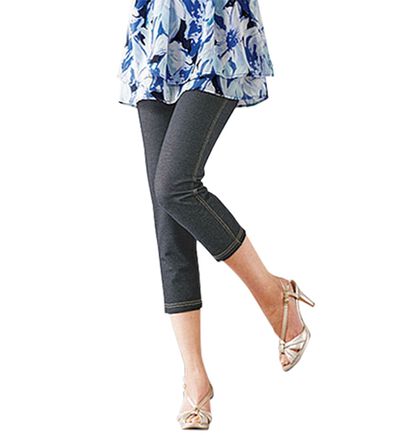 BELLUNA（ベルーナ）の「デニム調レギンス（スパッツ・レギンス）」