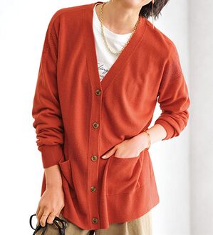 BELLUNA（ベルーナ）の「もちもちカシミヤタッチニットカーディガン（ニットカーディガン）」｜詳細画像