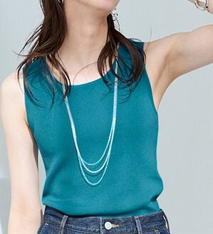 RANAN（ラナン）の「ひんやり！ニットタンクトップ（ニット・セーター）」｜詳細画像