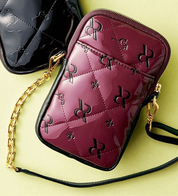 「＜ブルーノロッシ＞スマホショルダー（ショルダーバッグ）」｜パープル