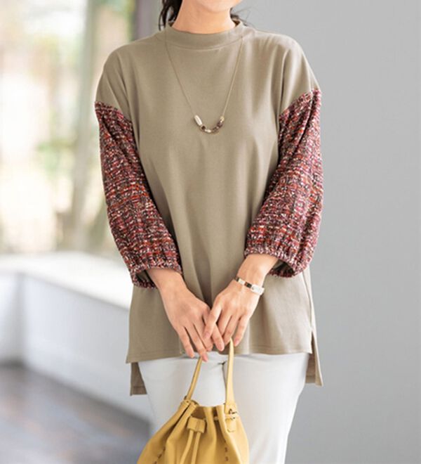 ルフラン（ルフラン）の「【２色組】袖レースプルオーバー＜チュアラ＞（カットソー）」｜詳細画像