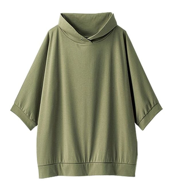 BELLUNA（ベルーナ）の「フード風衿デザインプルオーバー（カットソー）」｜詳細画像