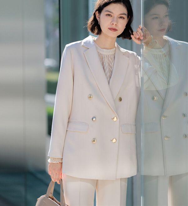 GeeRA（ジーラ）の「【入卒式/セレモニー】着回しベスト＆ジャケットセットスーツ（パンツスーツ）」｜詳細画像