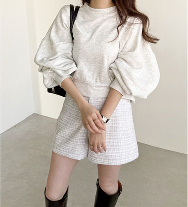 GeeRA（ジーラ）の「サマーツイードショートパンツ（その他パンツ）」｜詳細画像