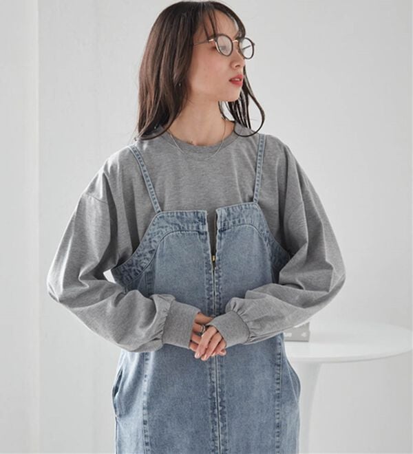RANAN（ラナン）の「多機能ベーシックオーバーサイズ長袖Tシャツ（Tシャツ）」｜詳細画像