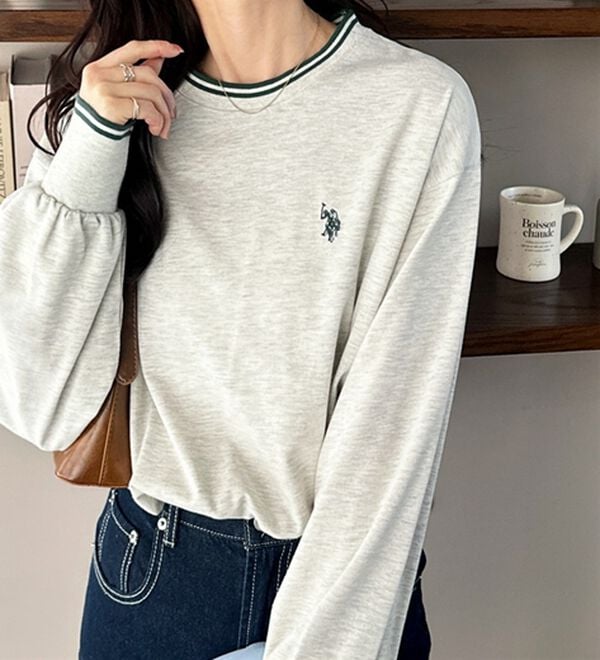 GeeRA（ジーラ）の「【Ｕ．Ｓ．　ＰＯＬＯ　ＡＳＳＮ．】配色ラインロンＴ（カットソー）」｜詳細画像