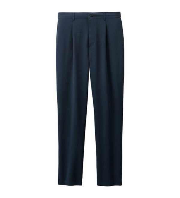 「リネンタッチワンタックワイドパンツ・オープンカラーワイドシャツ（メンズシャツ）」｜詳細画像