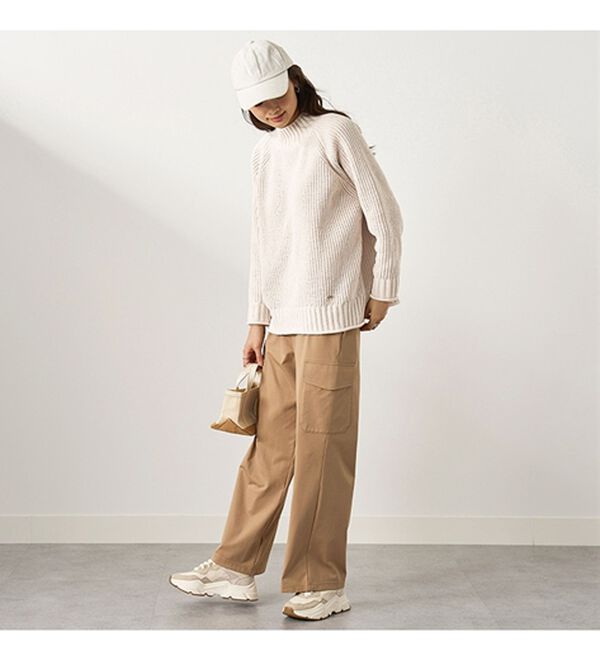 BELLUNA（ベルーナ）の「モール素材チャンキーニットプルオーバー（ニット・セーター）」｜詳細画像