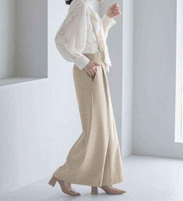 RANAN（ラナン）の「洗える！カセットスーツ　シリーズ（テーパードパンツ）」｜詳細画像