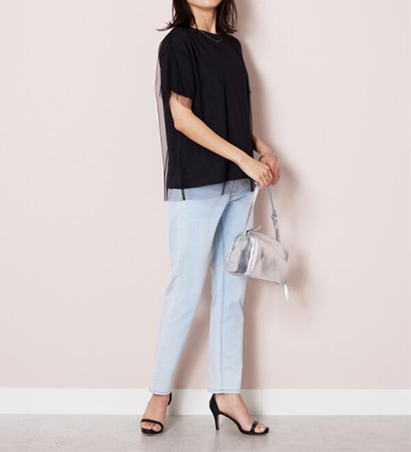 BELLUNA（ベルーナ）の「【Ｌａｇｒｉｌｕａ】総チュール重ねプルオーバー（カットソー）」｜詳細画像