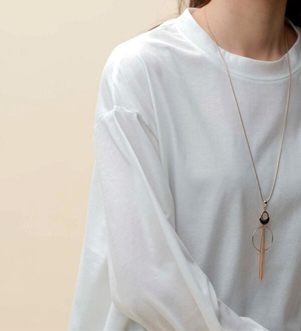 BELLUNA（ベルーナ）の「あぜ素材サイドリボン使いベストアンサンブル（アンサンブル）」｜詳細画像