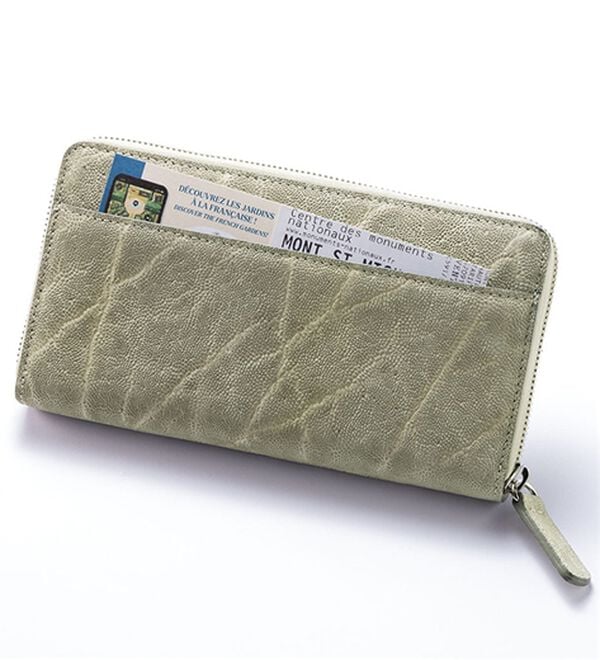 「エレファント革ラウンド長財布（メンズ財布・パスケース）」｜詳細画像