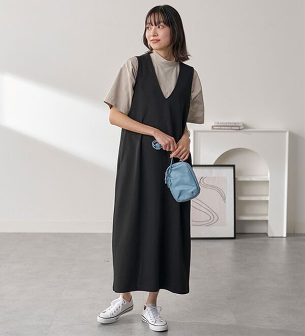 BELLUNA（ベルーナ）の「≪ＨｕｇＲｅａｍコットンＣｏｏｌ≫ひんやりハイネックプルオーバー（カットソー）」｜詳細画像