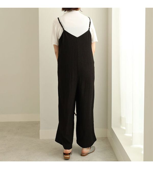 BELLUNA（ベルーナ）の「楊柳素材サロペットアンサンブル（アンサンブル）」｜詳細画像