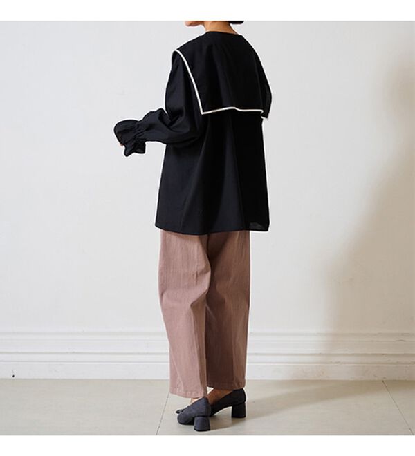 RANAN（ラナン）の「衿付きブラウス（ブラウス）」｜詳細画像