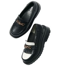 RANAN（ラナン）の「ビットデザイン厚底ローファー（ローファー）」