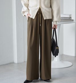 RANAN（ラナン）の「とろみ2タックイージーパンツ（フルレングスパンツ）」